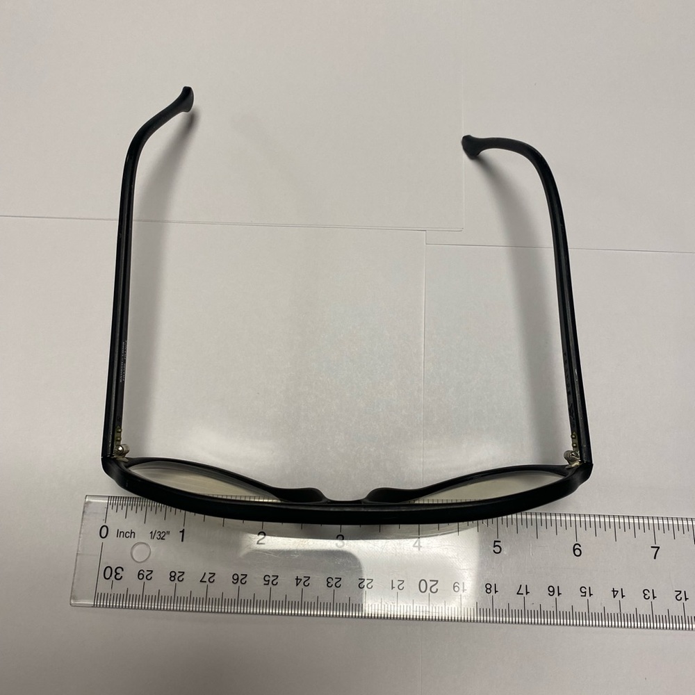 Ray-Ban Black Aviator Sunglasses with Light Tinted Lenses - Picture 9 of 9